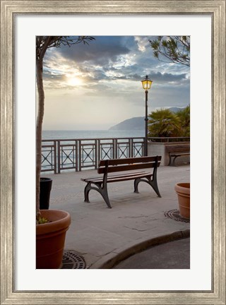 Framed Monterosso Sunrise #2 Print