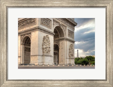 Framed Paris Cityscape I Print