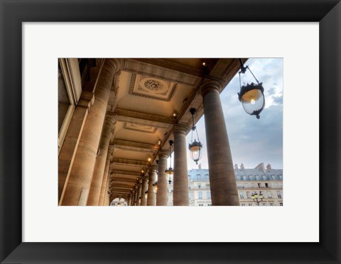 Framed Paris Cityscape II Print