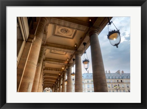 Framed Paris Cityscape II Print