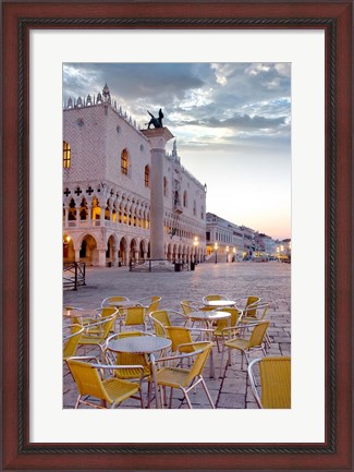 Framed Piazza San Marco At Sunrise #5 Print