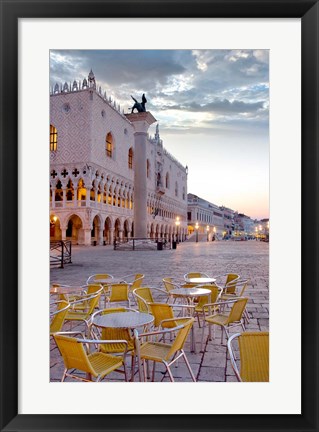 Framed Piazza San Marco At Sunrise #5 Print