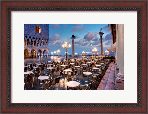 Framed Piazza San Marco Sunrise #21 Print