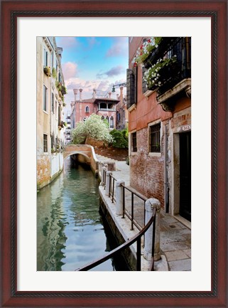 Framed Venetian Canale #8 Print