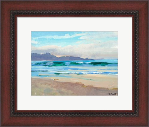Framed Carmel Beach Print