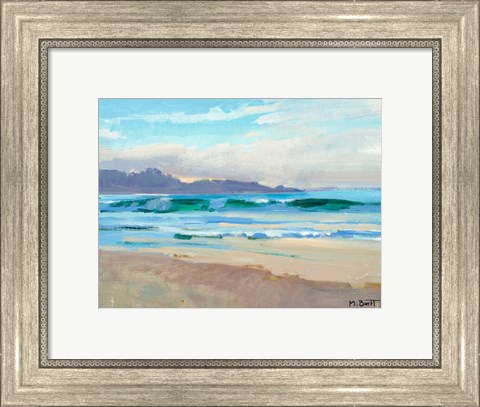 Framed Carmel Beach Print