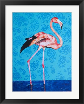 Framed Flamingo Print