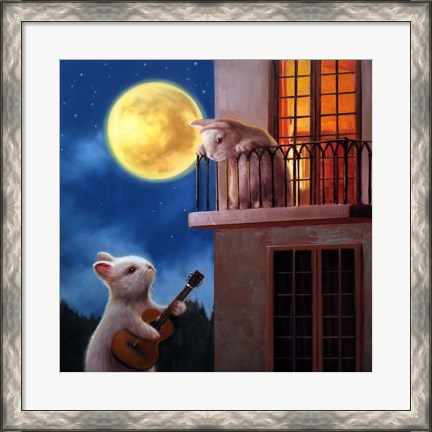 Framed Moonlight Serenade Print