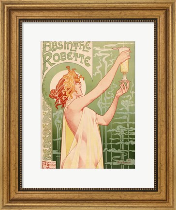 Framed Absinthe Robette, 1896 Print