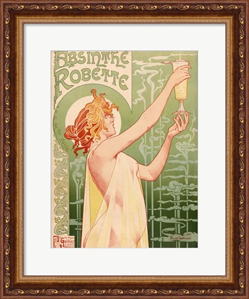 Framed Absinthe Robette, 1896 Print