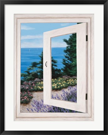 Framed Bay Window Vista II Print