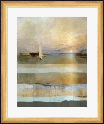 Framed Golden Print