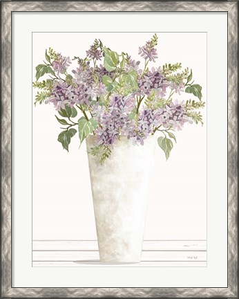Framed Lilacs I Print