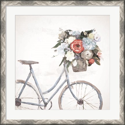 Framed Bicycle Reflections Print