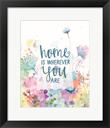 Framed Home is Wherever You Are Print