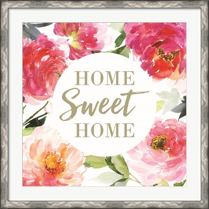 Framed Home Sweet Home Print