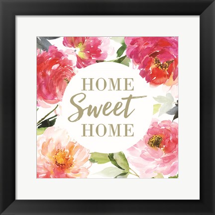 Framed Home Sweet Home Print