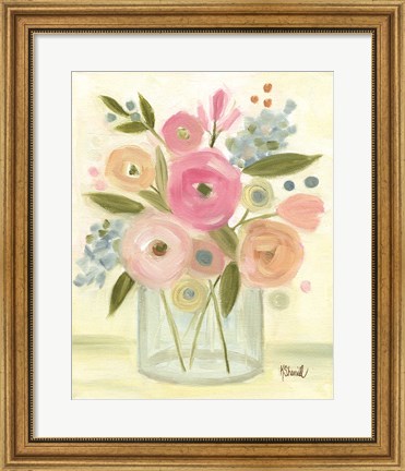 Framed Bright Bouquet Print