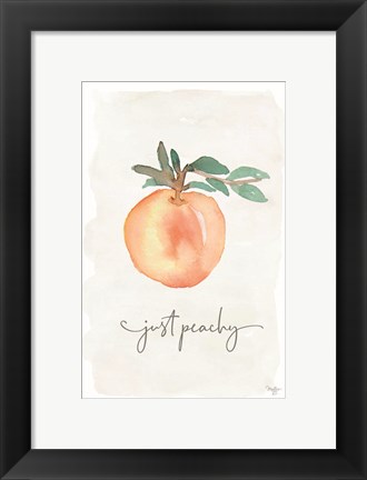 Framed Just Peachy Print