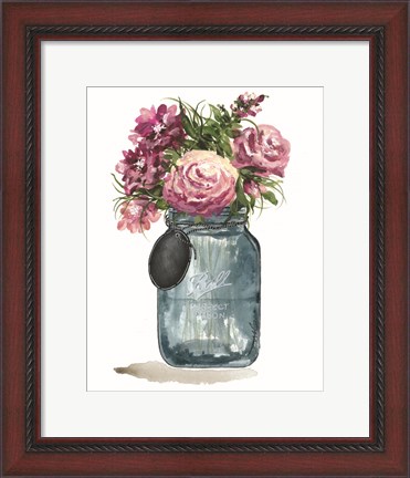 Framed Stop to Smell the Flowers Print