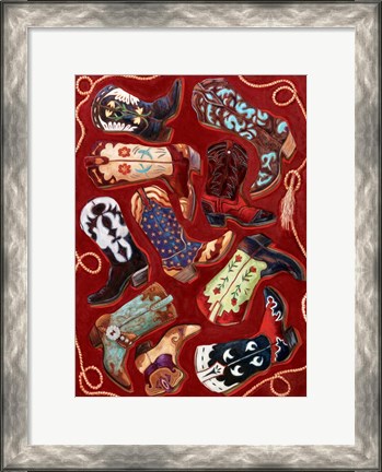 Framed Boot Scootin&#39; Boogie Print