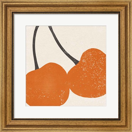 Framed Graphic Fruit III Print