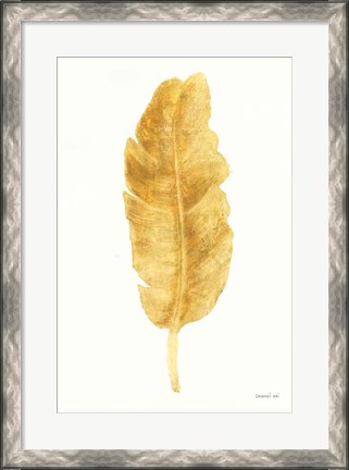 Framed Palms of the Tropics III Gold Print