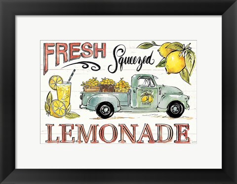 Framed Lemonade Stand I Print
