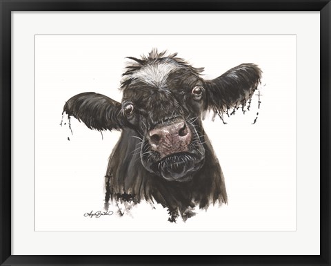 Framed Doris the Dairy Cow Print