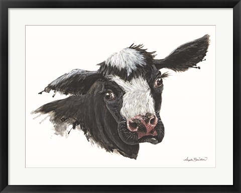 Framed Daisy the Dairy Cow Print