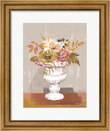 Framed Fall Floral II Print