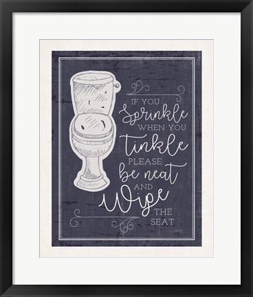 Framed Sprinkle Tinkle Print