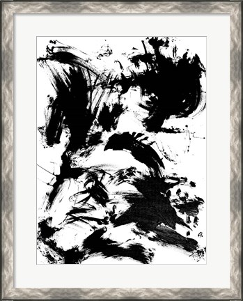 Framed Expressive Abstract I Print