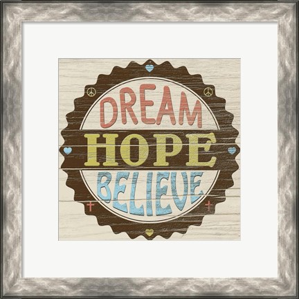 Framed Seal of Hope Print