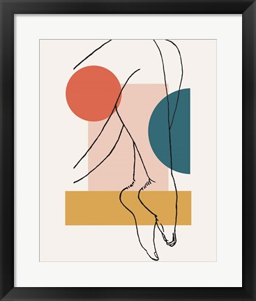 Framed Legs II Print