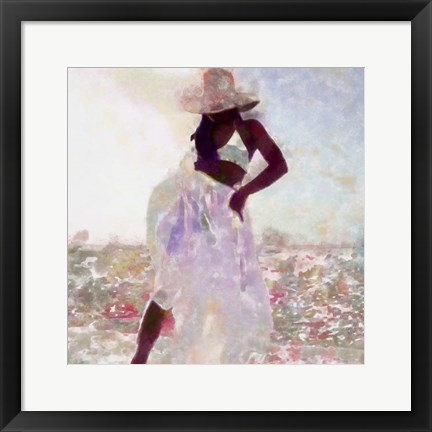 Framed Her Colorful Dance I Print