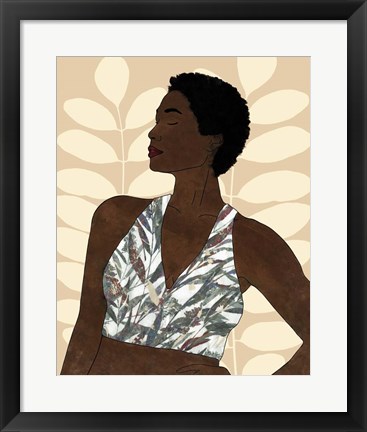 Framed Ethnic Beauty I Print