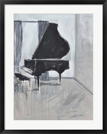Framed Piano Blues II Print