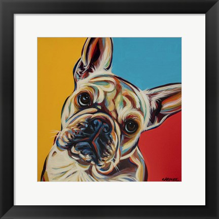 Framed Chroma Dogs III Print