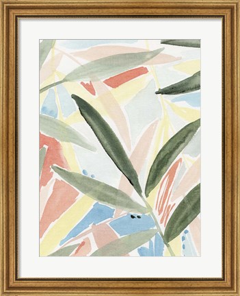 Framed Tropical Impression III Print