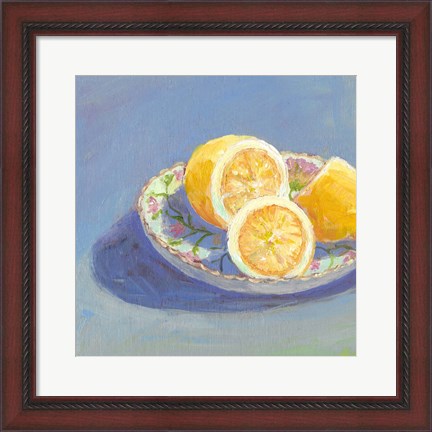 Framed Still Citrus I Print