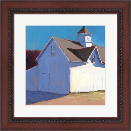 Framed Bucolic Structure III Print