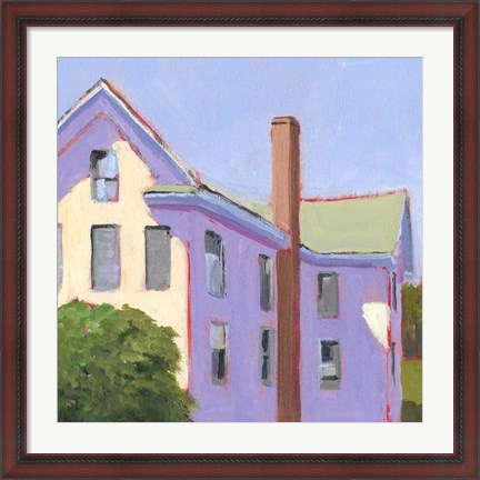 Framed Bucolic Structure IV Print