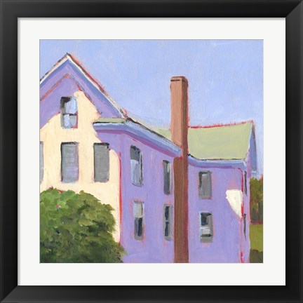 Framed Bucolic Structure IV Print