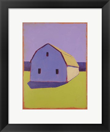Framed Bucolic Structure X Print