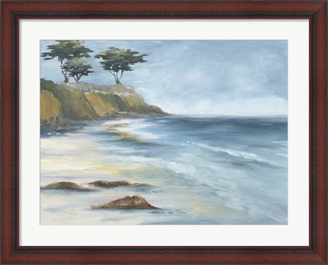 Framed Beach Cypress Print