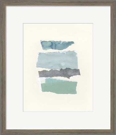 Framed Seaside Color Study II Print