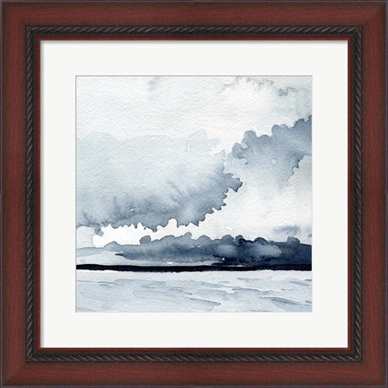 Framed Passing Rain Storm IV Print
