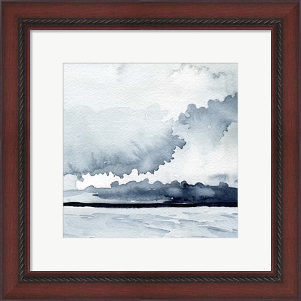 Framed Passing Rain Storm IV Print