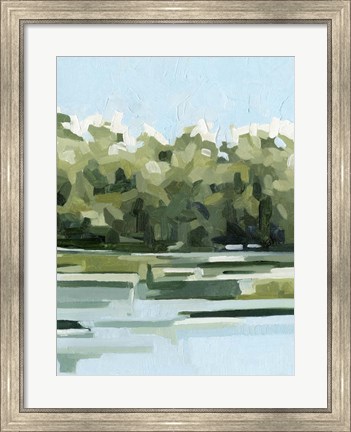 Framed River Day IV Print